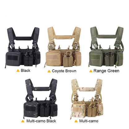 SINAIRSOFT Airsoft Tactical Chest Rig Vest Equipment Magazine Pouch