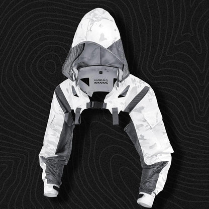 SINAIRSOFT Tactical Breathable Functional Hooded Sleeve Coat