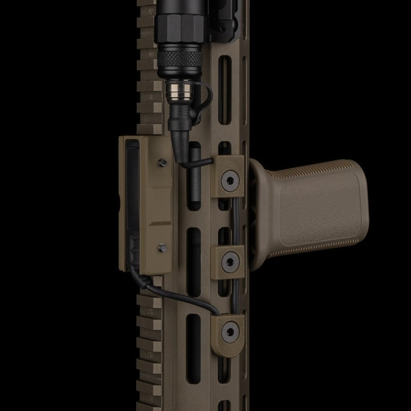 SINAIRSOFT Tactical M-LOK Cable Clip Wire Guide System Flashlight Tail Picatinny Rail Cover