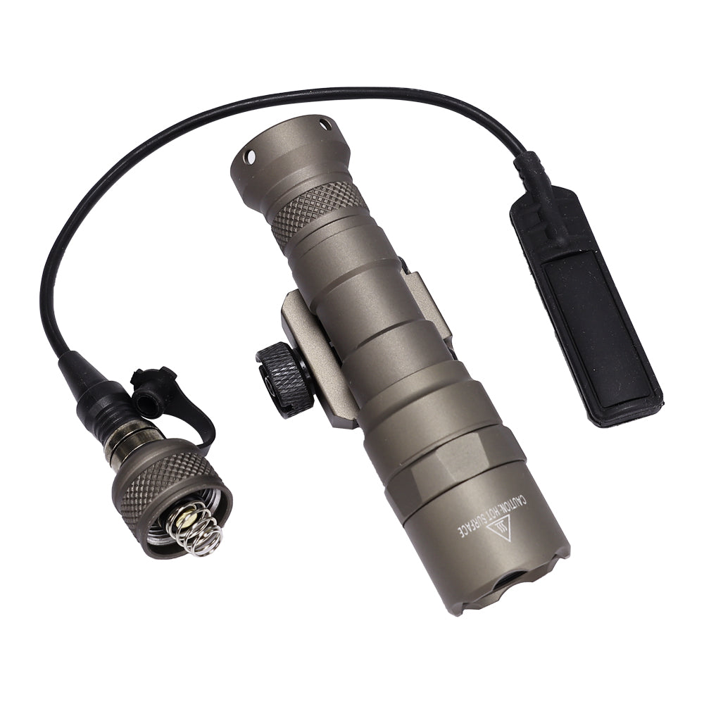 SINAIRSOFT Tactical 400 Lumens LED Flashlight Scout Lights Lamp Airsoft Rail Mount