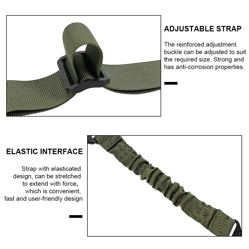SINAIRSOFT Tactical 2 Point Shoulder Rifle Gun Sling Strap