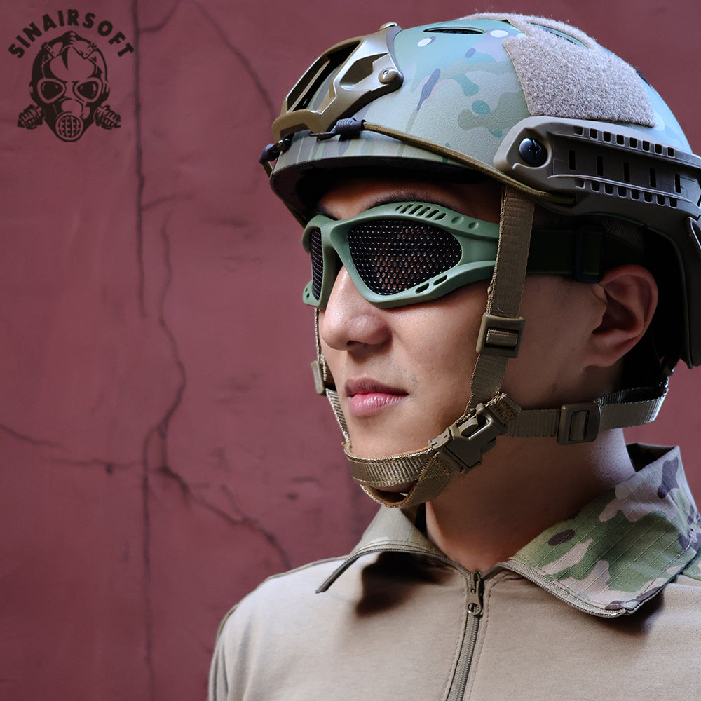 SINAIRSOFT Tactical Goggles Airsoft Bb Metal Mesh Eyewear Eye Protection