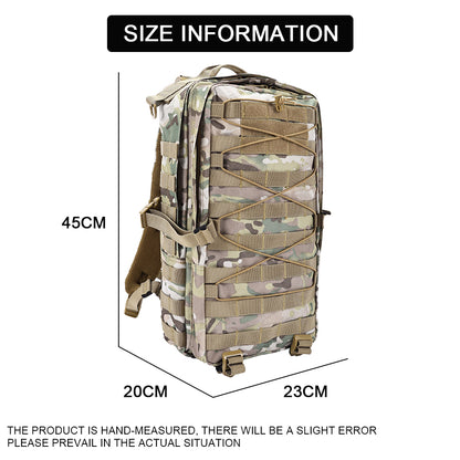 SINAIRSOFT 30L Tactical Backpack Outdoor Hiking Camping Rucksack Trekking Travel Molle Bags