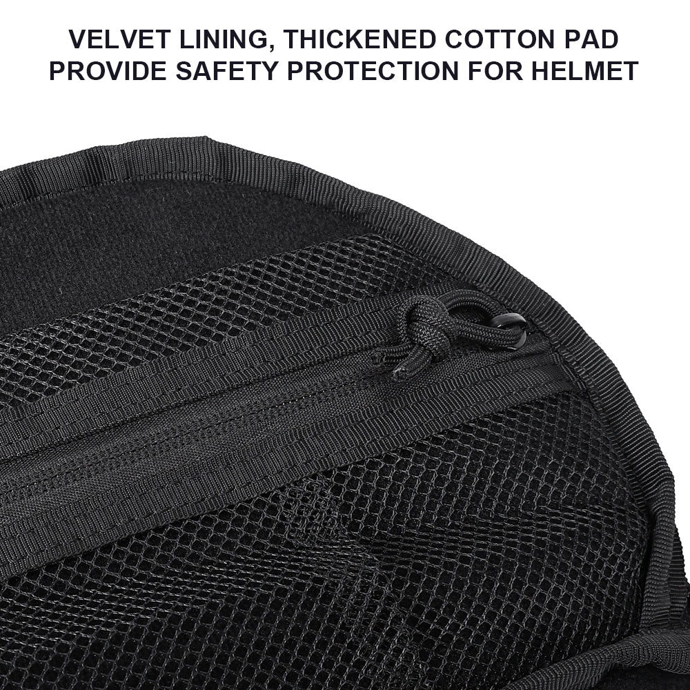 SINAIRSOFT Tactical Helmet Bag Molle Handbag Carrier Protective Case