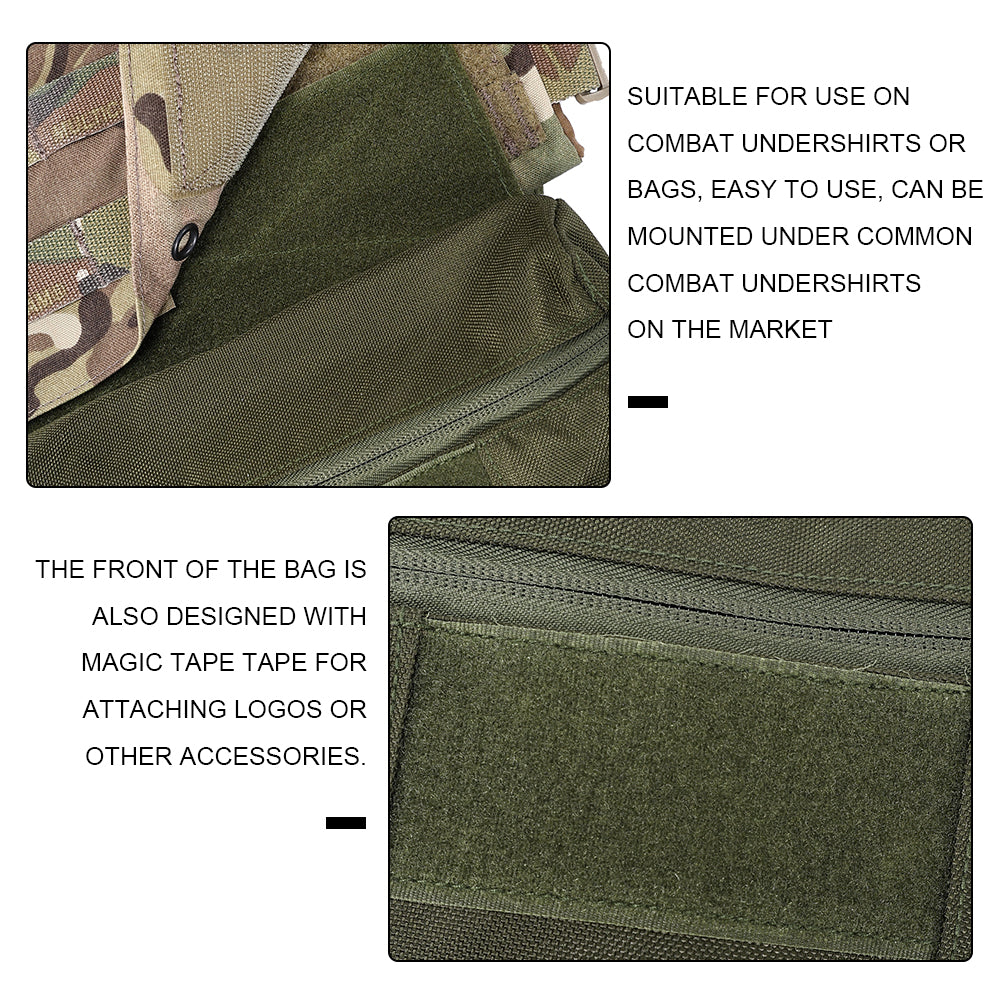 SINAIRSOFT Tactical Molle Chest Rig Drop Dump Pouch Bag For CRM CRX D3 Vest