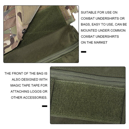 SINAIRSOFT Tactical Molle Chest Rig Drop Dump Pouch Bag For CRM CRX D3 Vest