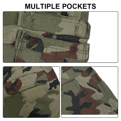 SINAIRSOFT Tactical Men's Cargo Shorts Outdoor Hiking Fishing Relaxed Shorts