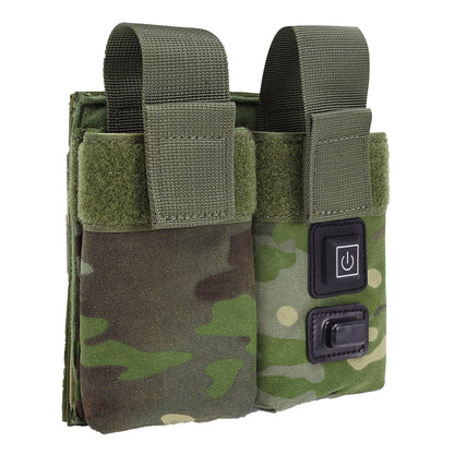 SINAIRSOFT Molle Tactical M4 Double Magazine Pouch Warmer Function Holster