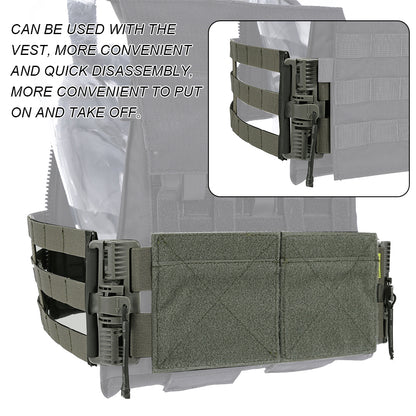EMERSONGEAR Quick Release Buckle 3-Band Skeletal Cummerbund for JPC Tactical Vest