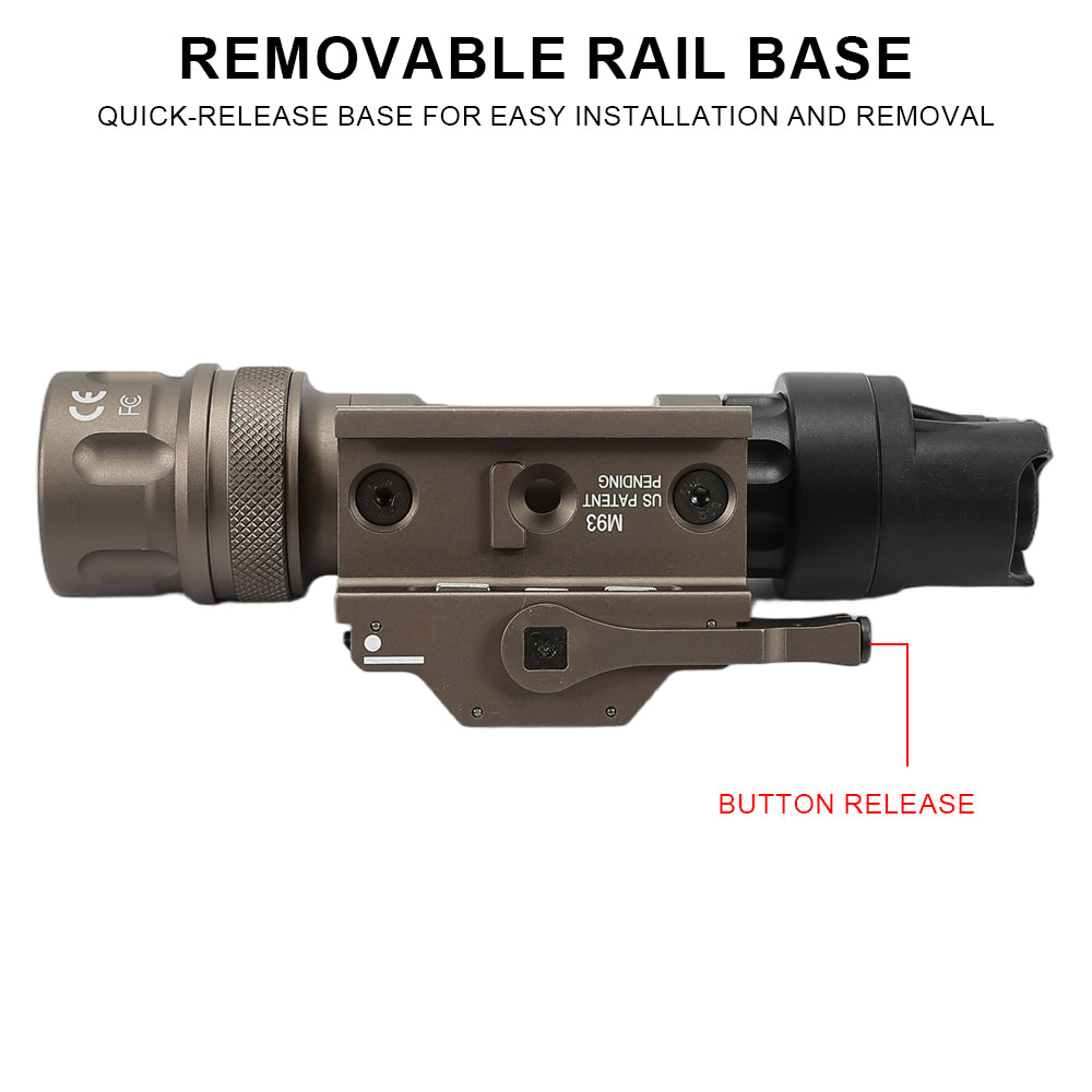 SINAIRSOFT M952V LED Tactical Strobe Rail Mount Flashlight Light Scope Weapon Rifle Light