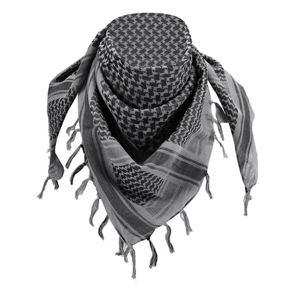 SINAIRSOFT 100% Cotton Shemagh Scarf Arab Tactical Desert Keffiyeh Head Wrap