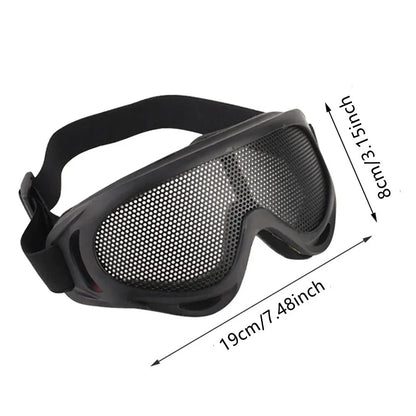 SINAIRSOFT Tactical Airsoft Hunting Metal Mesh Lens Goggle Eyewear