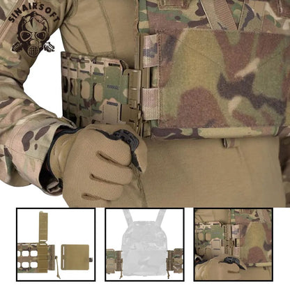 SINAIRSOFT Tactical KZ Plate Carrier Cummerbund MOLLE Belt Agilit Style K19 KZ Vest Plate