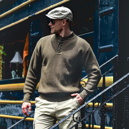 EMERSONGEAR Wool Blend High-neck Sweatshirt