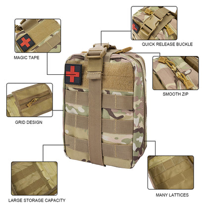 SINAIRSOFT Tactical First Aid Kit Survival Kit Molle Rip-Away EMT Pouch Bag Medical Pack
