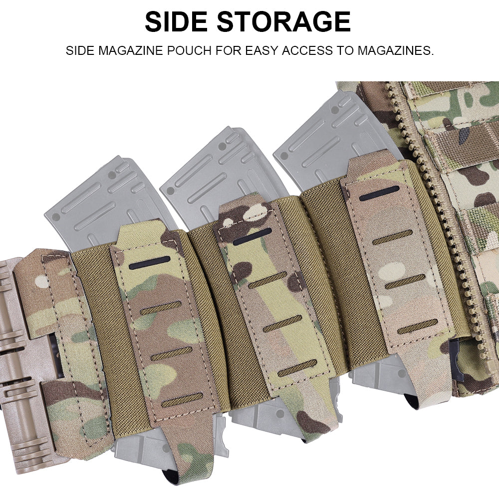 SINAIRSOFT Tactical Hunting K19 3.0 MOLLE Vest Quick Release Airsoft Combat Plate Carrier