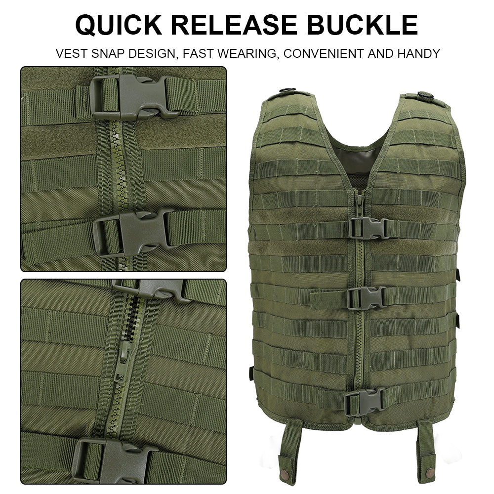 SINAIRSOFT Tactical Vest Combat Hunting Molle Paintball Jacket Vest Plate