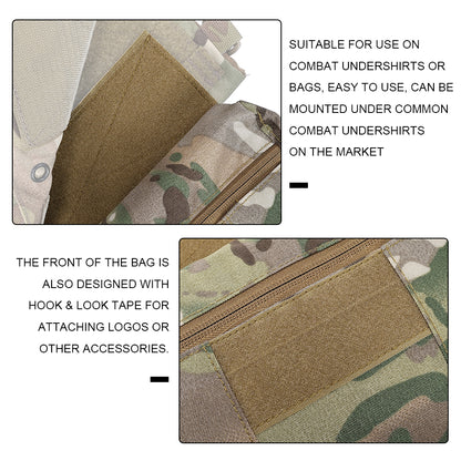 SINAIRSOFT Tactical Molle Chest Rig Drop Dump Pouch Bag For CRM CRX D3 Vest