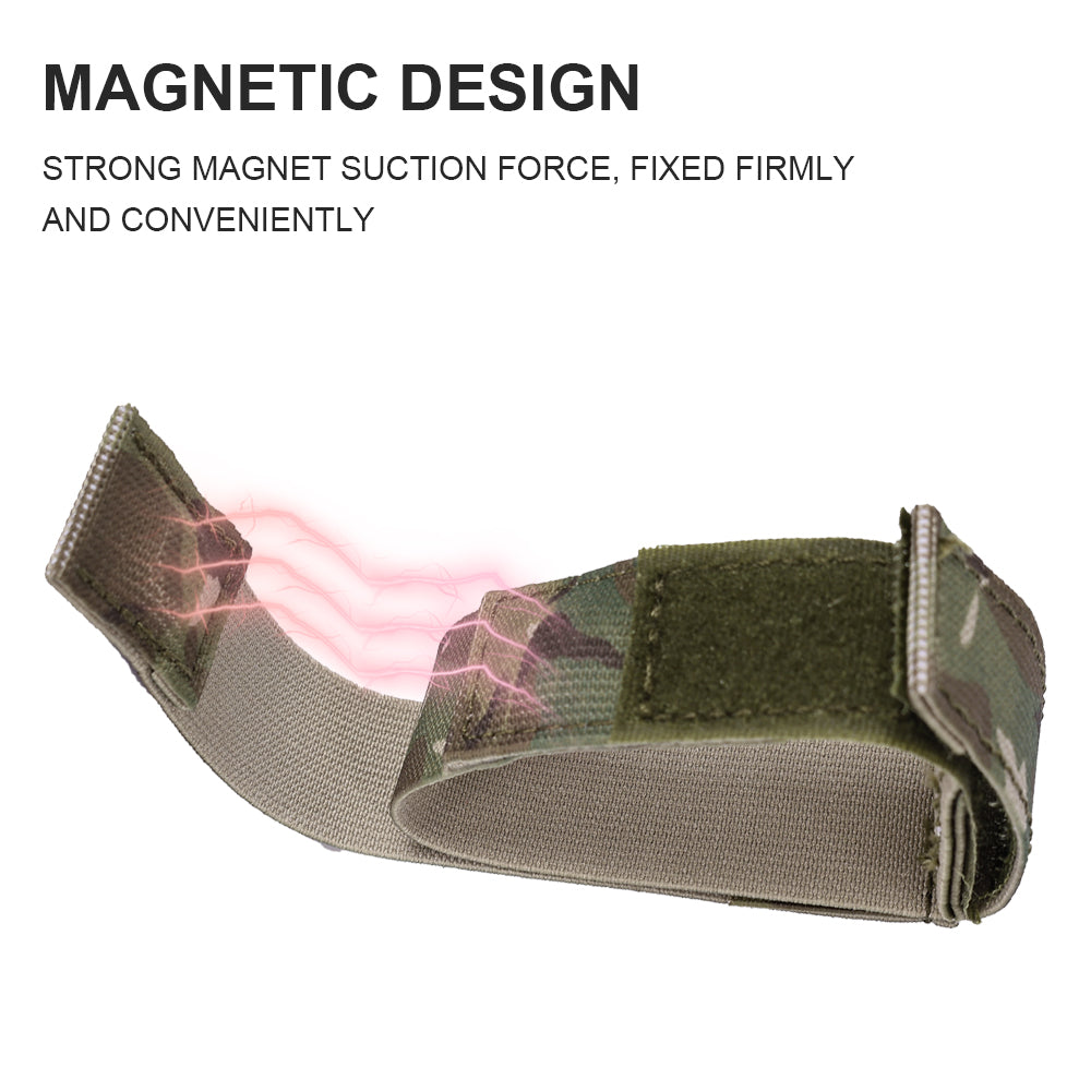 SINAIRSOFT Tactical Magnetic Strap Wire Storage Elastic Functional Rope Hunting Sling