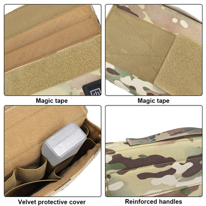 SINAIRSOFT Tactical 9mm Magazine Pouch Warmer Adjust IPSC USB Power Bag Mag