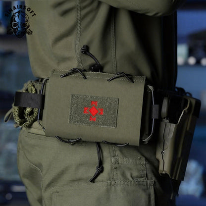 SINAIRSOFT Tactical Medical Pouch Detachable First Aid Kit Laser Cut EDC MOLLE IFAK Pack
