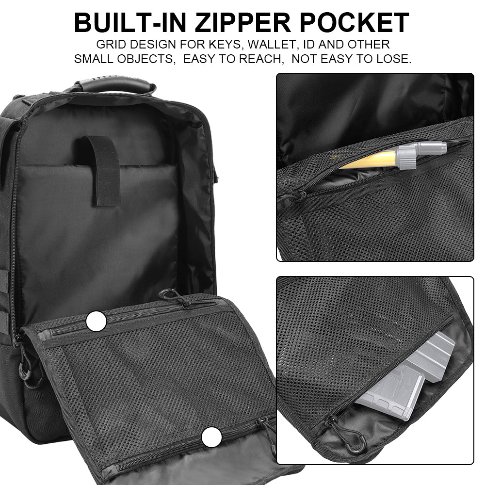 SINAIRSOFT Men Tactical Backpack Rucksack Outdoor Camping Hiking Bag