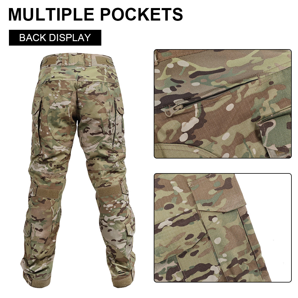 SINAIRSOFT Men's Tactical G3 Camouflage Pants Hunting Clothes
