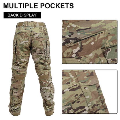 SINAIRSOFT Men's Tactical G3 Camouflage Pants Hunting Clothes