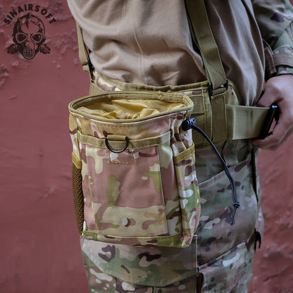 SINAIRSOFT Tactical Magazine Utility Drop Dump Pouch Molle Gun Ammo Carry Bag