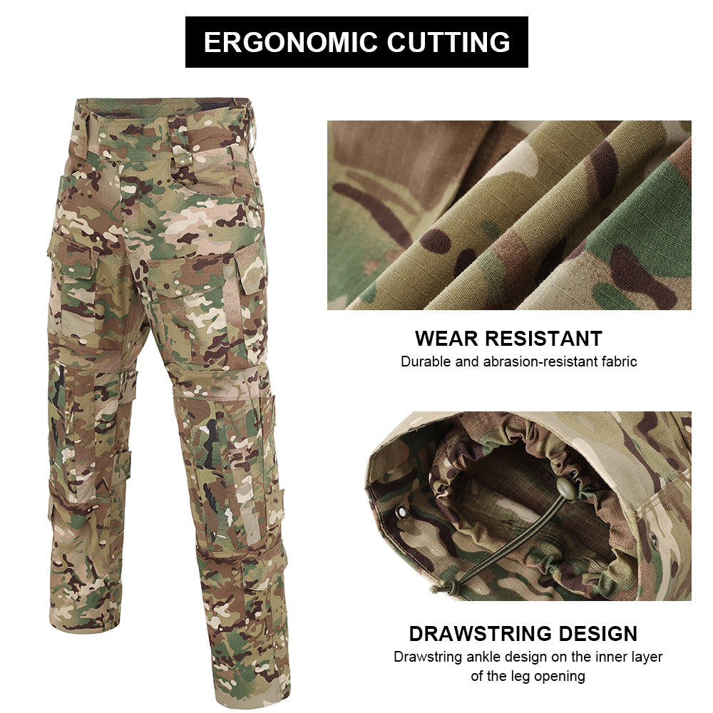 SINAIRSOFT Men's Tactical Hunting Trainin Combat Assault Pants