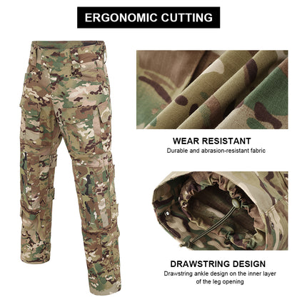 SINAIRSOFT Men's Tactical Hunting Trainin Combat Assault Pants