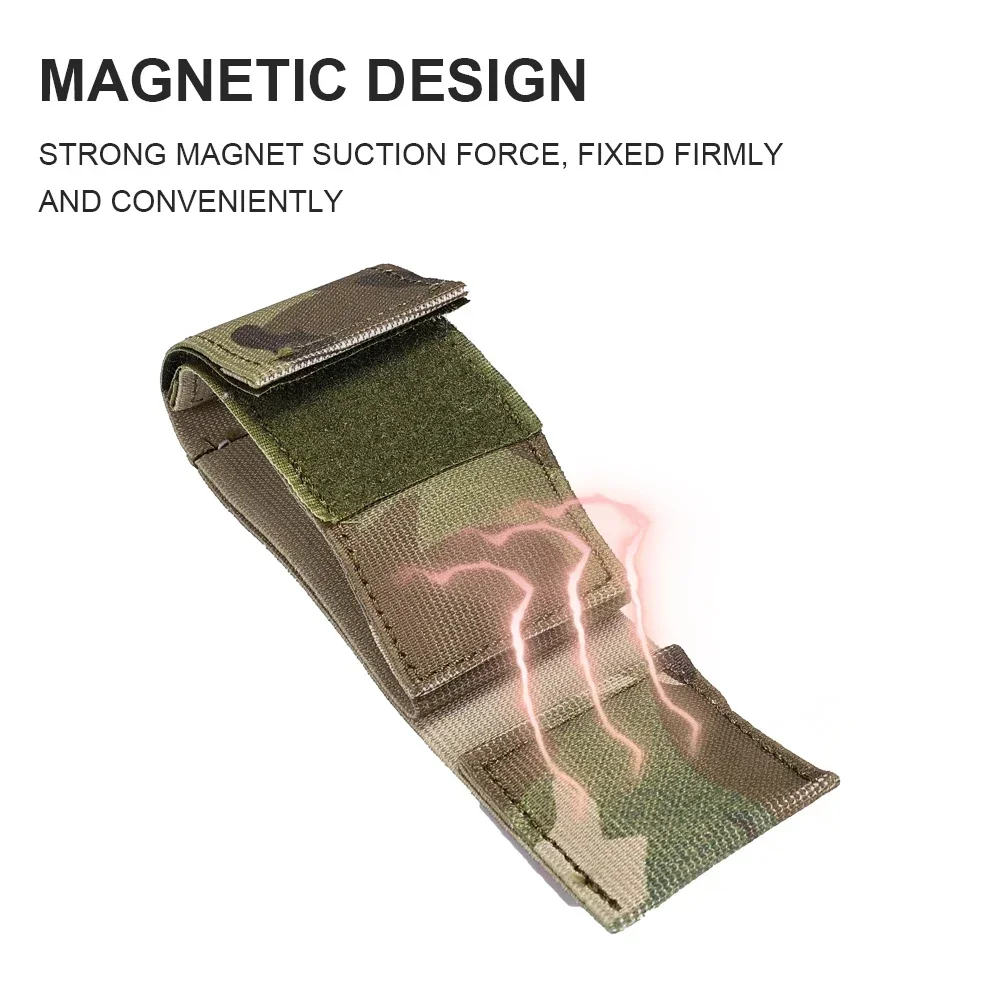 SINAIRSOFT Tactical 2" Magnetic Strap Rifle Sling Retainer Quick Release Retention Band