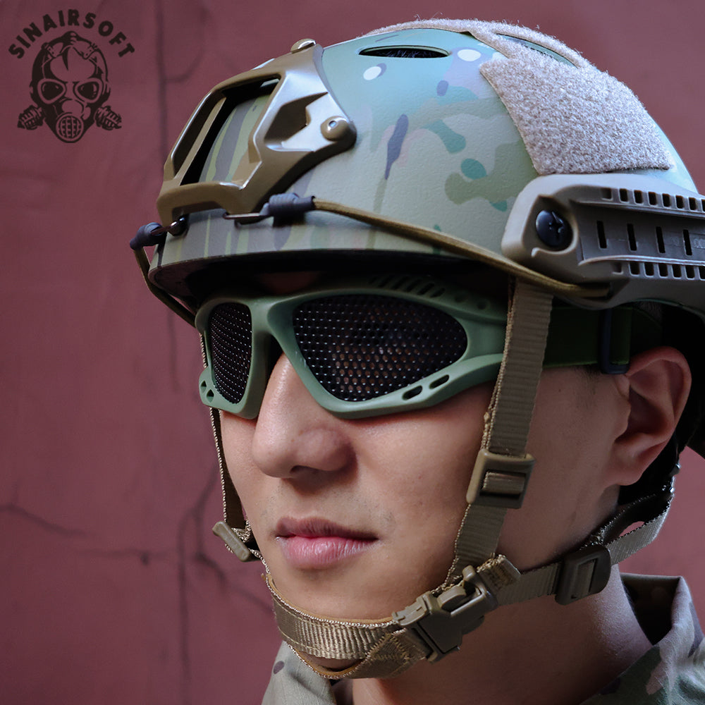 SINAIRSOFT Tactical Goggles Airsoft Bb Metal Mesh Eyewear Eye Protection