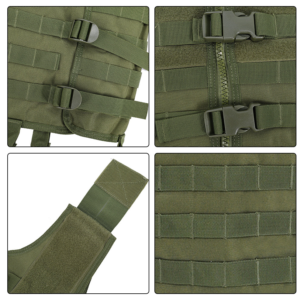 SINAIRSOFT Tactical Vest Combat Hunting Molle Paintball Jacket Vest Plate