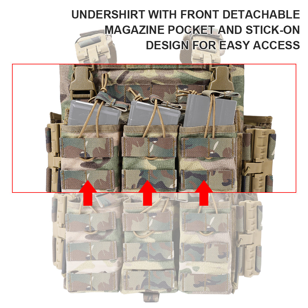 SINAIRSOFT Tactical Quick Release Vest Lightweight Utility Molle