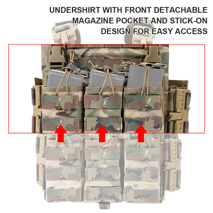 SINAIRSOFT Tactical Quick Release Vest Lightweight Utility Molle