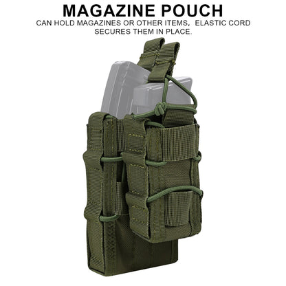 SINAIRSOFT Molle 5.56 7.62 Single Double Magazine Pouch Vest Pouches Waist Bag