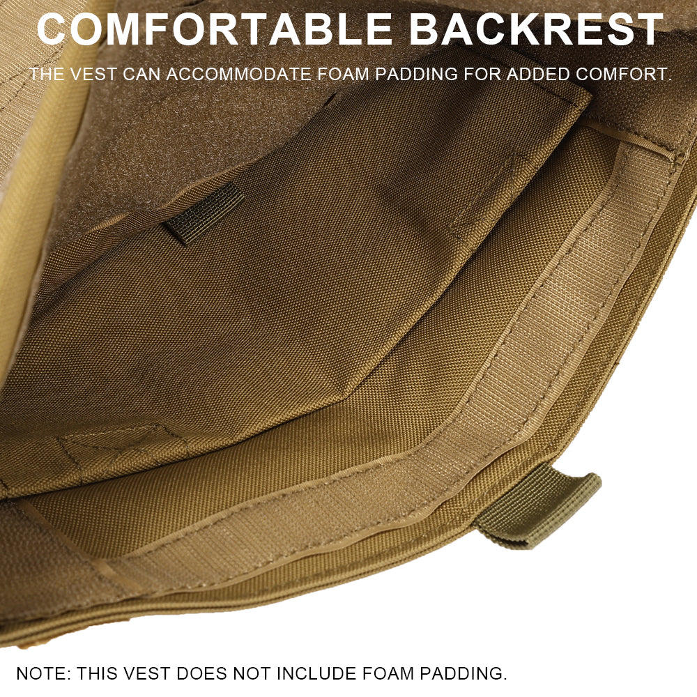 SINAIRSOFT Plate Carrier Body Combat Training Chest Rig Assault Vest Equipment