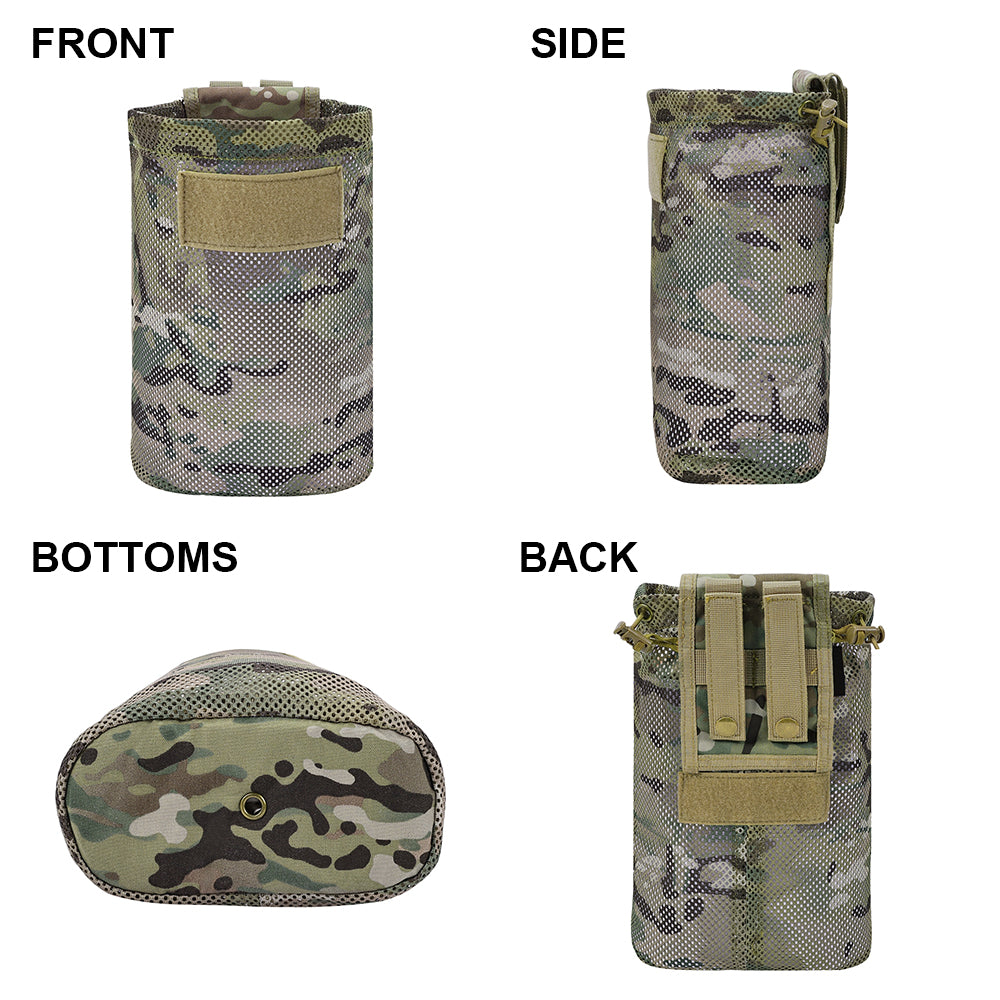 SINAIRSOFT Tactical Mesh Mag Drop Pouch Recycling MOLLE Foldable Magazine bag