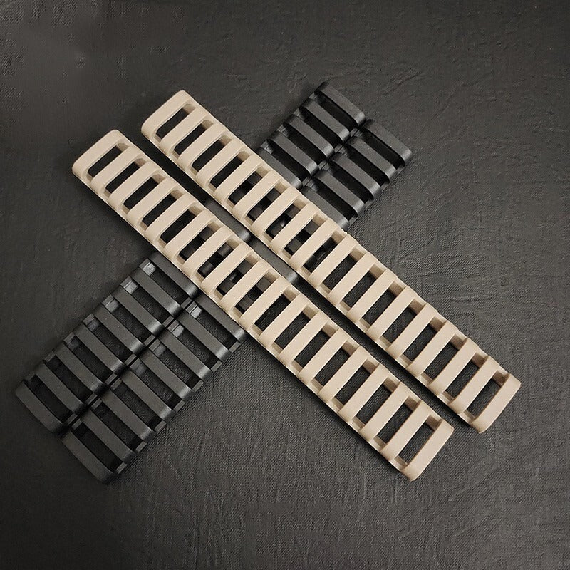 SINAIRSOFT 4 x Rifle Ladder 20mm Rail Cover 18 Rubber Slot Picatinny Heat Resistant