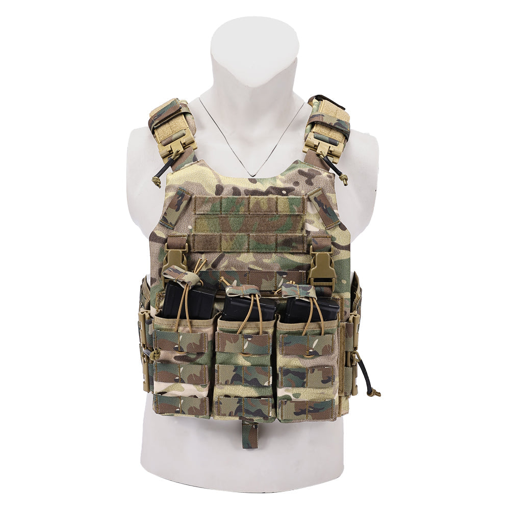 SINAIRSOFT Tactical Quick Release Vest Lightweight Utility Molle