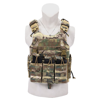 SINAIRSOFT Tactical Quick Release Vest Lightweight Utility Molle