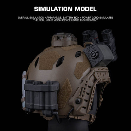 SINAIRSOFT Tactical NVG PVS-31 Battery Case Box Dummy No Function For Helmet Night Vision