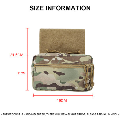 SINAIRSOFT Tactical Drop Pouch Front Sub Abdominal Carrying Kit Bag for Tactical Chest Rig
