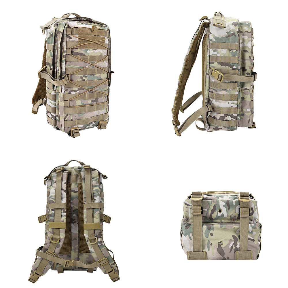 SINAIRSOFT 30L Tactical Backpack Outdoor Hiking Camping Rucksack Trekking Travel Molle Bags