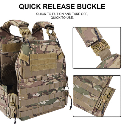 SINAIRSOFT Modular Tactical Training Combat Vest Plate Carrier Body