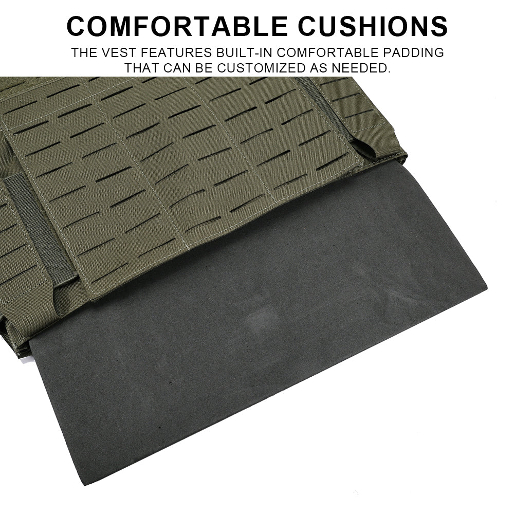 SINAIRSOFT VCU Tactical Vest Lightweight Laser Carrier With 556 762 Magazine Pouch