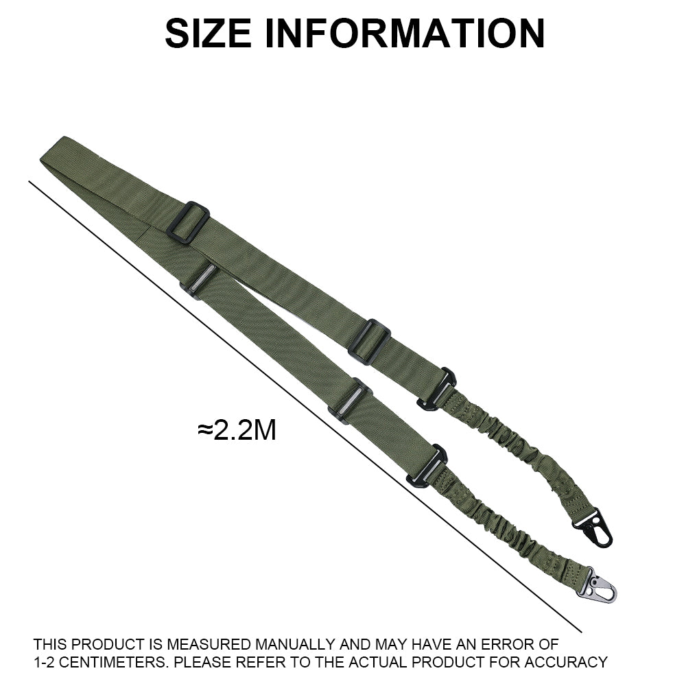 SINAIRSOFT Tactical 2 Point Shoulder Rifle Gun Sling Strap