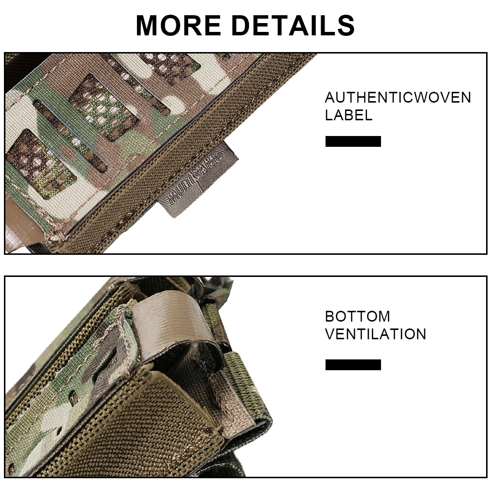 SINAIRSOFT Tactical MP5 MP7 Magazine Pouch Belt Mag Holder Molle Pouch