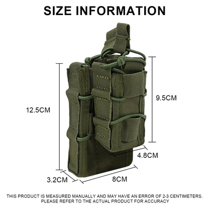 SINAIRSOFT Molle 5.56 7.62 Single Double Magazine Pouch Vest Pouches Waist Bag